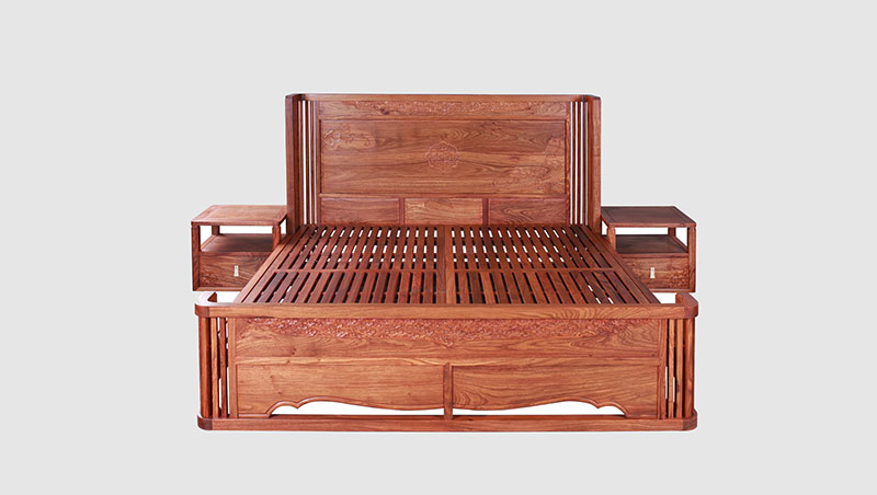 桐城中式卧室装修怎么能少得了中式实木大床呢